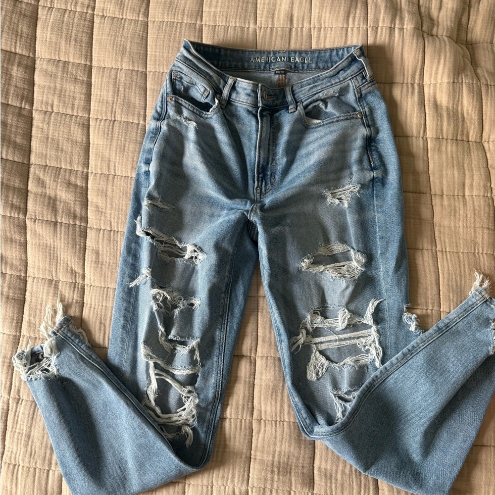 American Eagle Outfitters Blue Boyfriend Jeans
